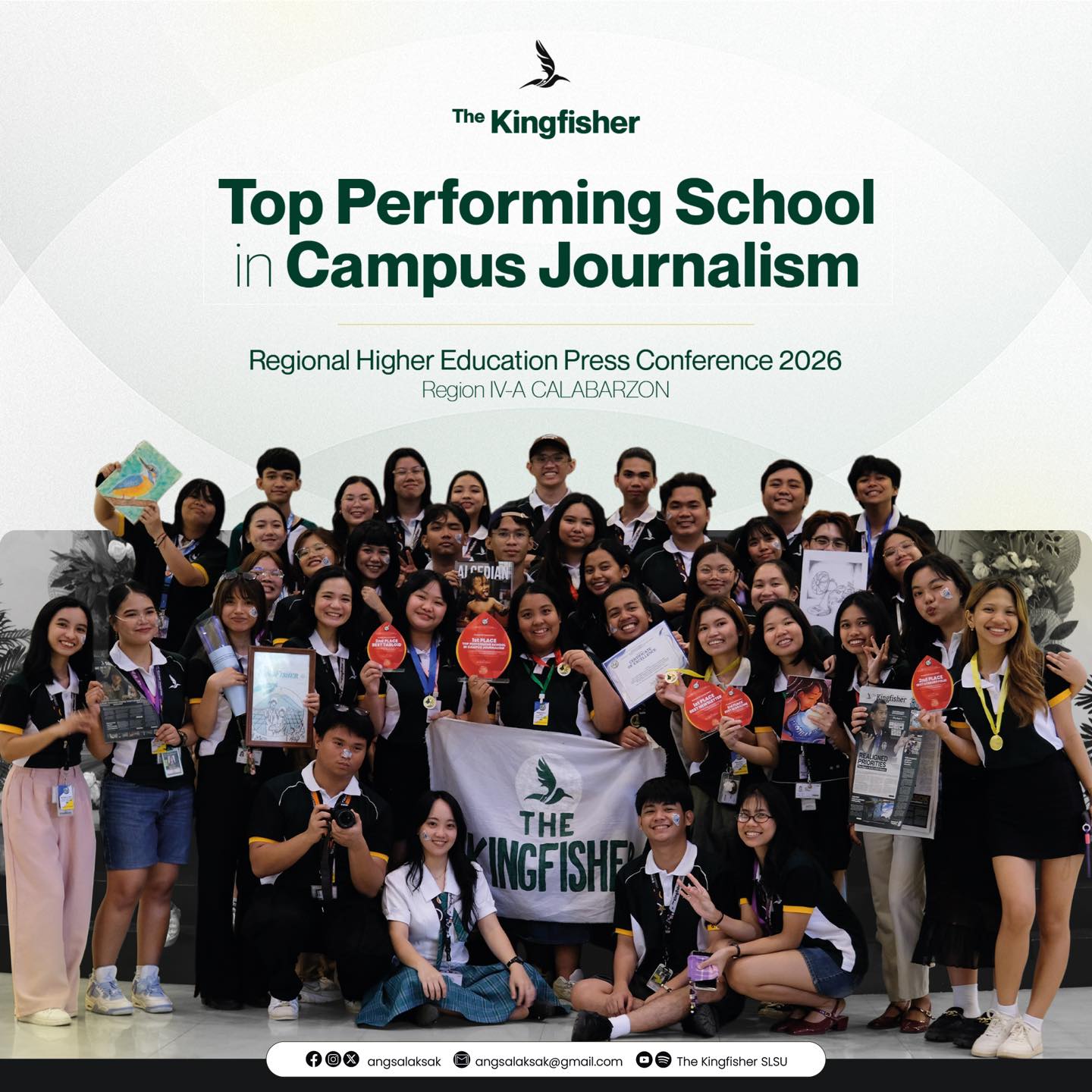 RHEPC 2026 "Top Performing School in Campus Journalism" 